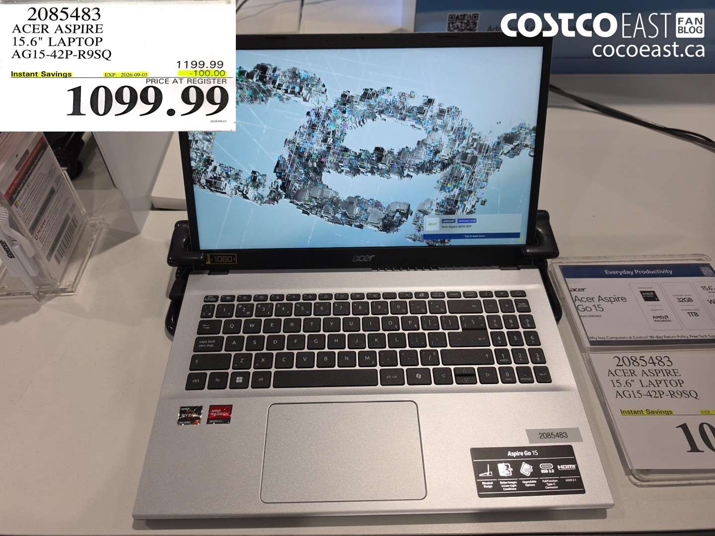 2085483 ACER ASPIRE 15.6