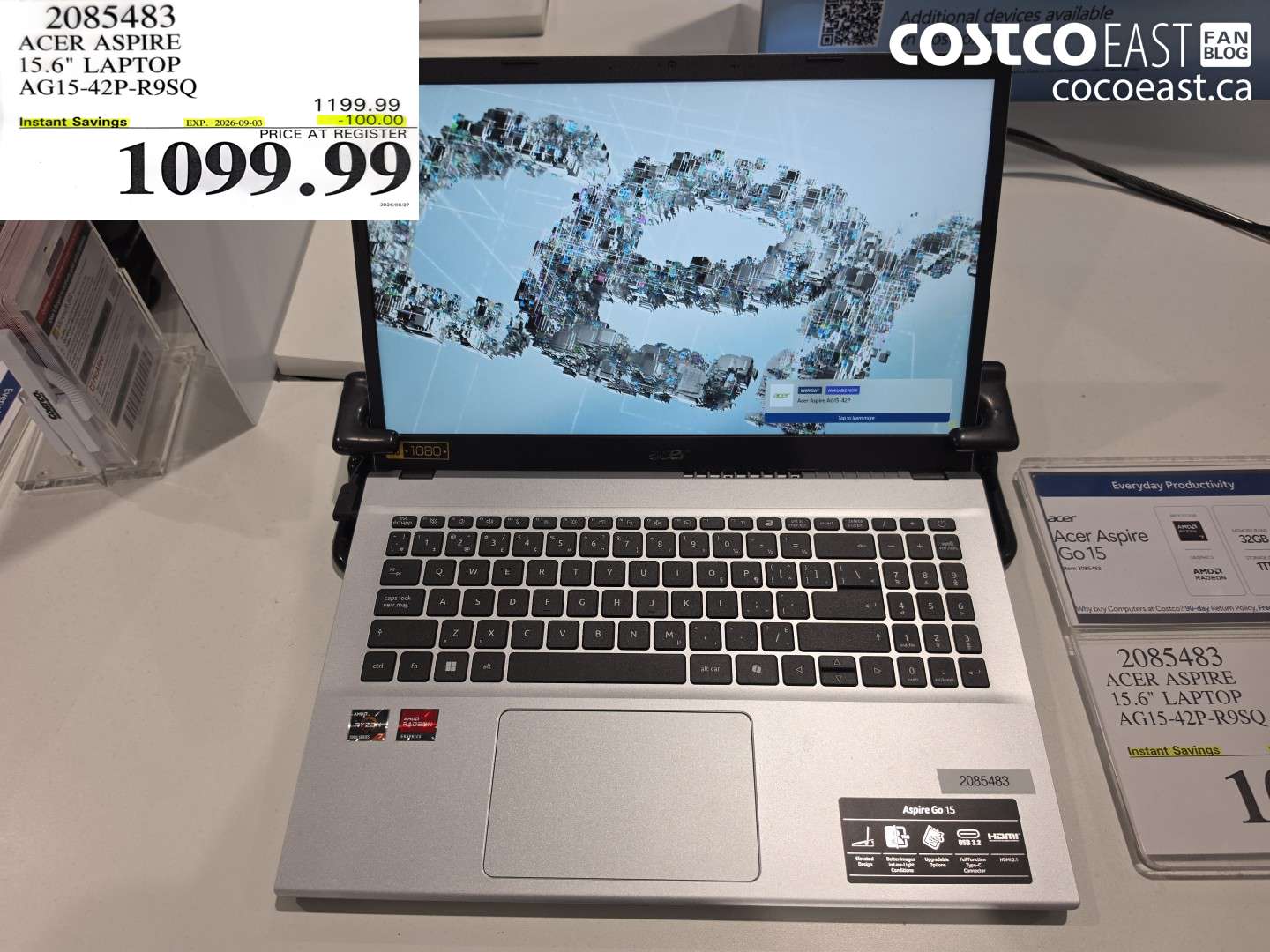 2085483 ACER ASPIRE 15.6
