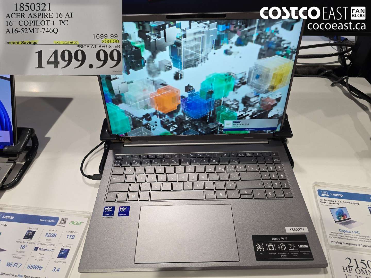 1850321 ACER ASPIRE 16 AI 16