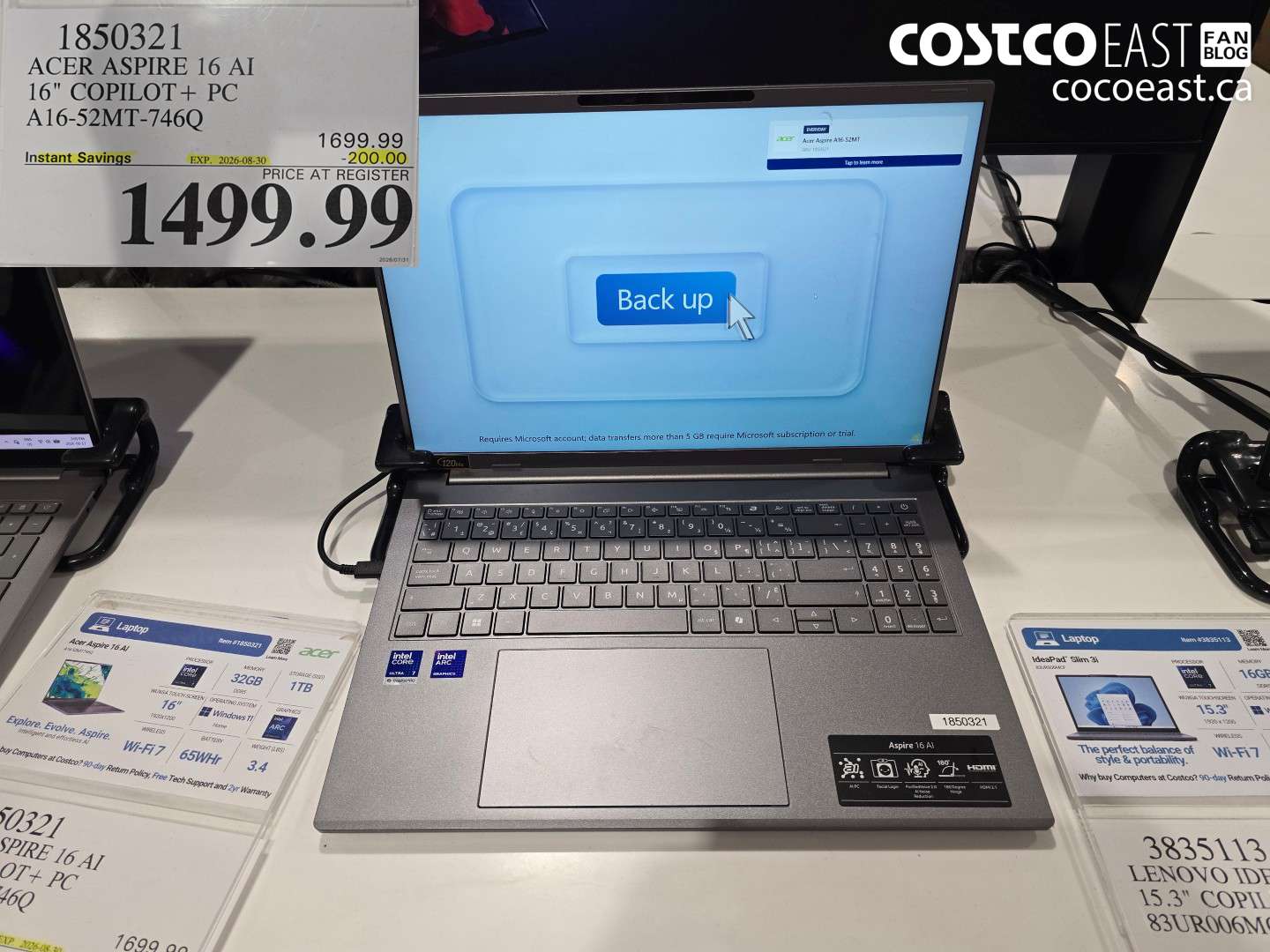 1850321 ACER ASPIRE 16 AI 16