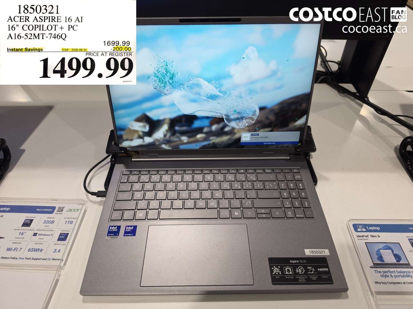 1850321 ACER ASPIRE 16 AI 16