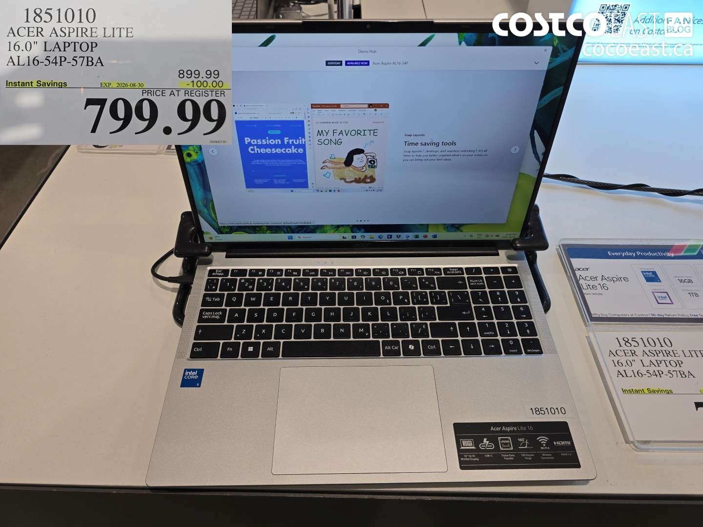 1851010 ACER ASPIRE LITE 16.0