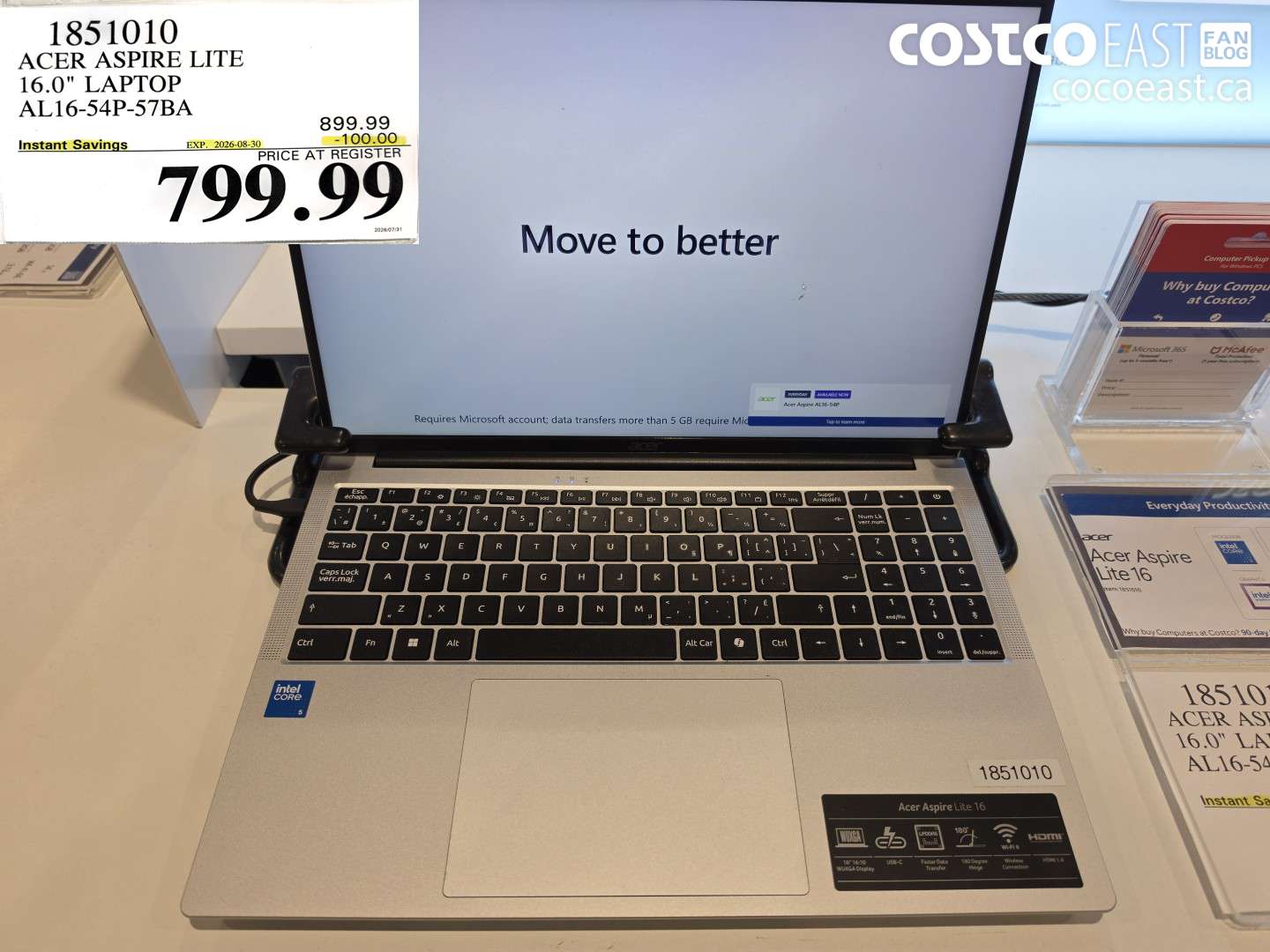1851010 ACER ASPIRE LITE 16.0