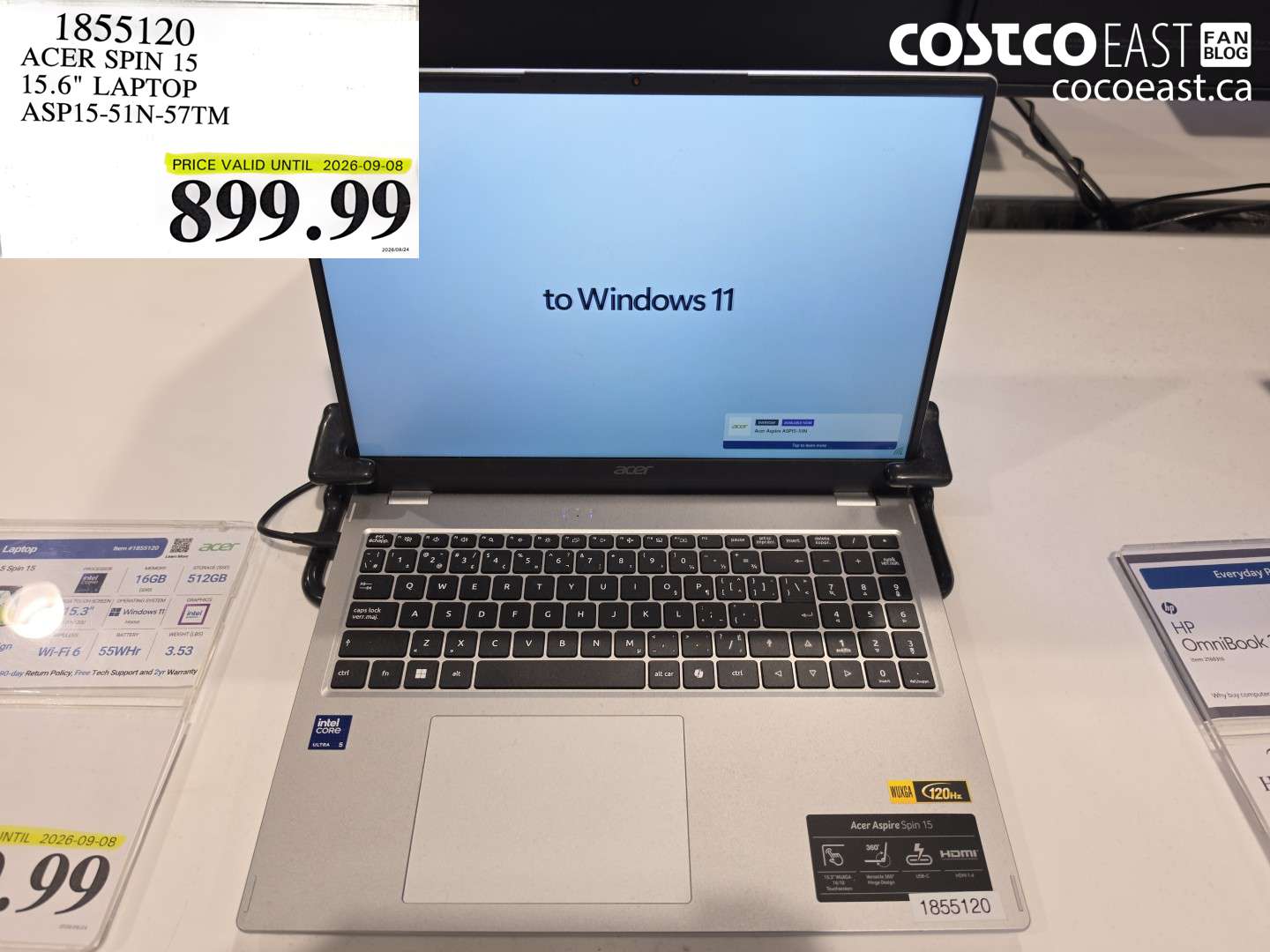 1855120 ACER SPIN 15 15.6