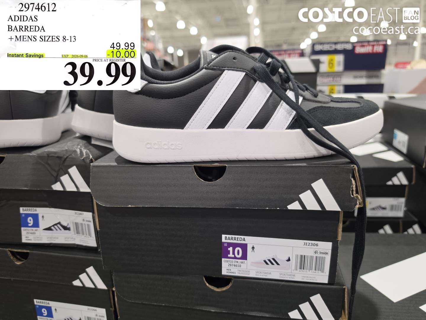2974612 ADIDAS BARREDA MENS SIZES 8-13 ($10.00 INSTANT SAVINGS EXPIRES ON 2026-09-06) $39.99