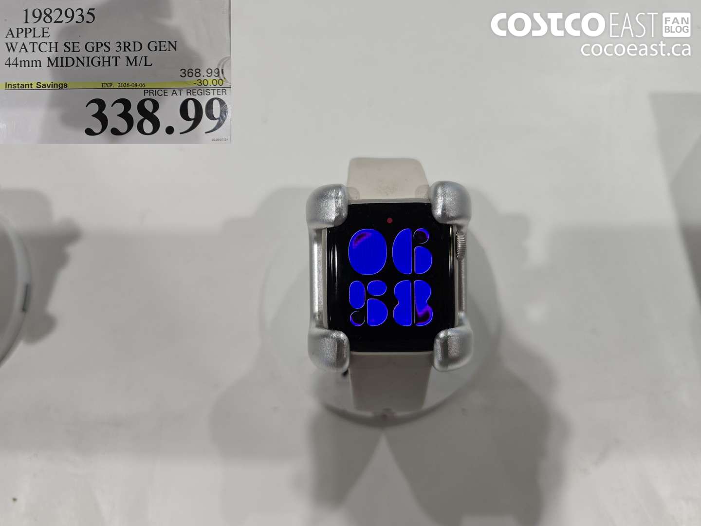 1982935 APPLE WATCH SE GPS 3RD GEN 44MM MIDNIGHT M/L ($30.00 INSTANT SAVINGS EXPIRES ON 2026-08-06) $338.99