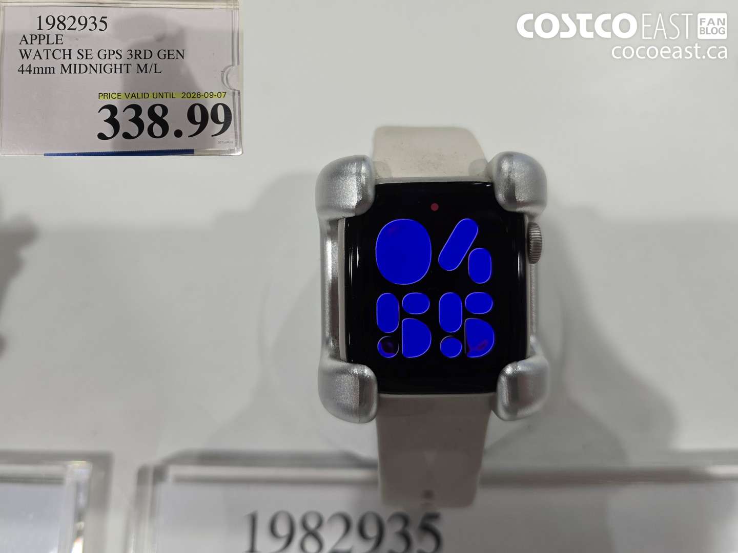 1982935 APPLE WATCH SE GPS 3RD GEN 44MM MIDNIGHT M/L $338.99