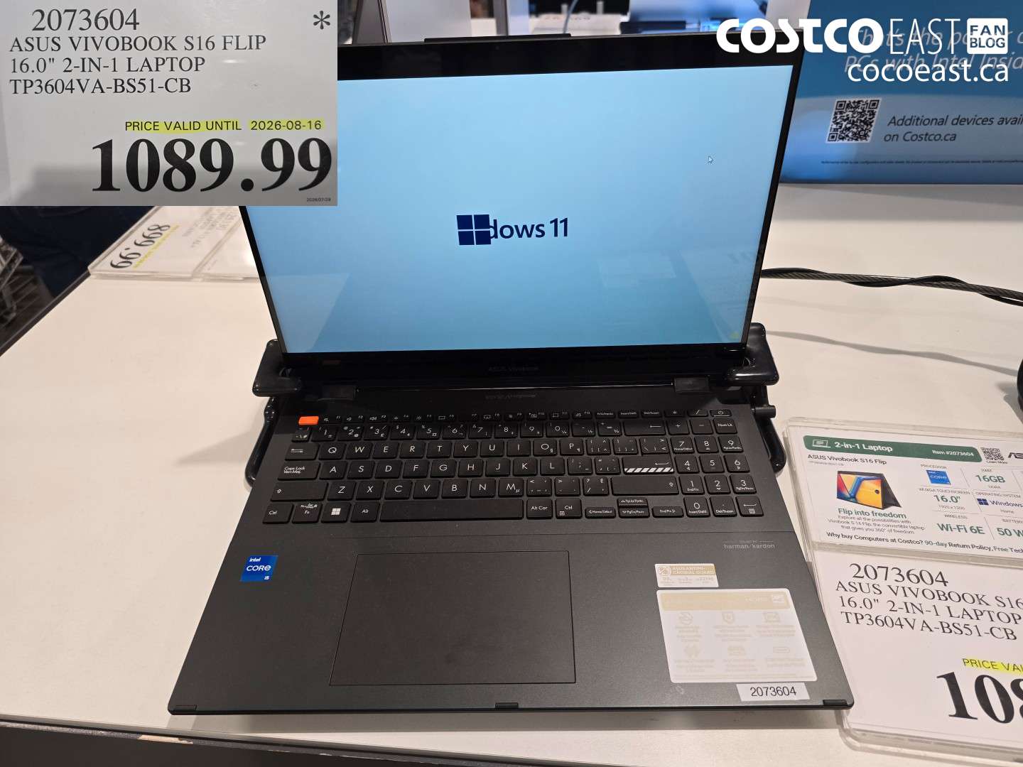 2073604 ASUS VIVOBOOK S16 FLIP 16.0