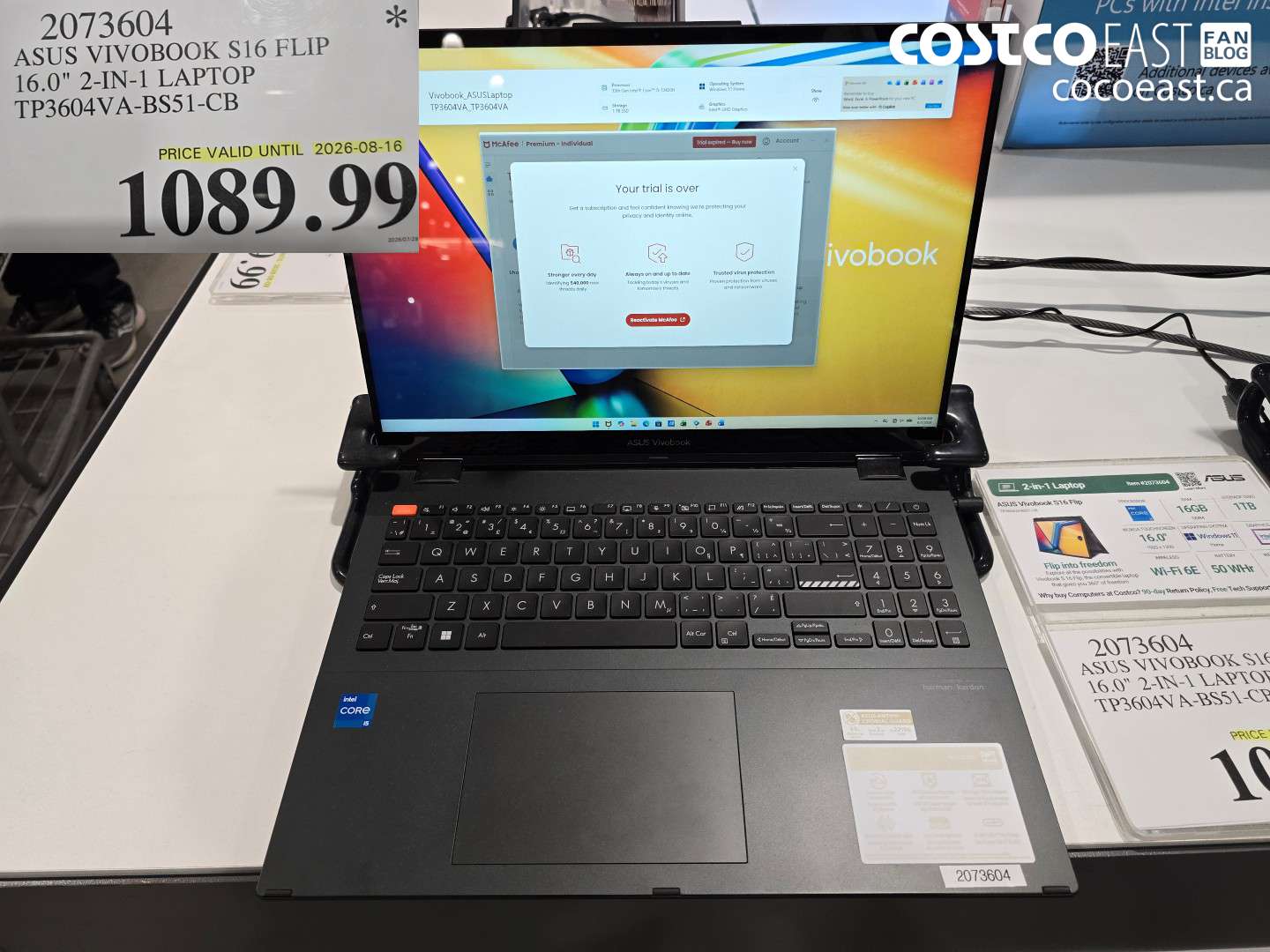 2073604 ASUS VIVOBOOK S16 FLIP 16.0