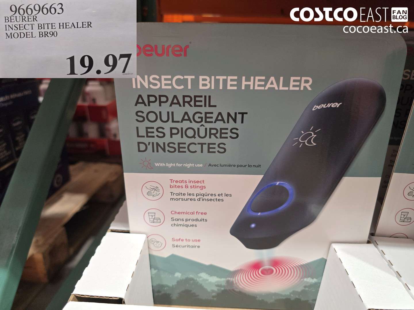 9669663 BEURER INSECT BITE HEALER MODEL BR90 $19.97