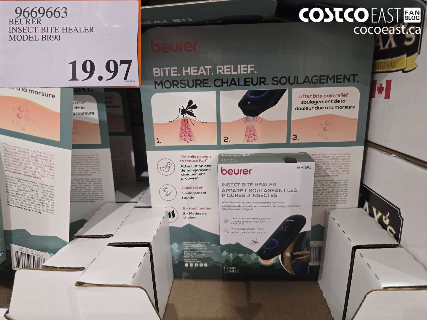 9669663 BEURER INSECT BITE HEALER MODEL BR90 $19.97