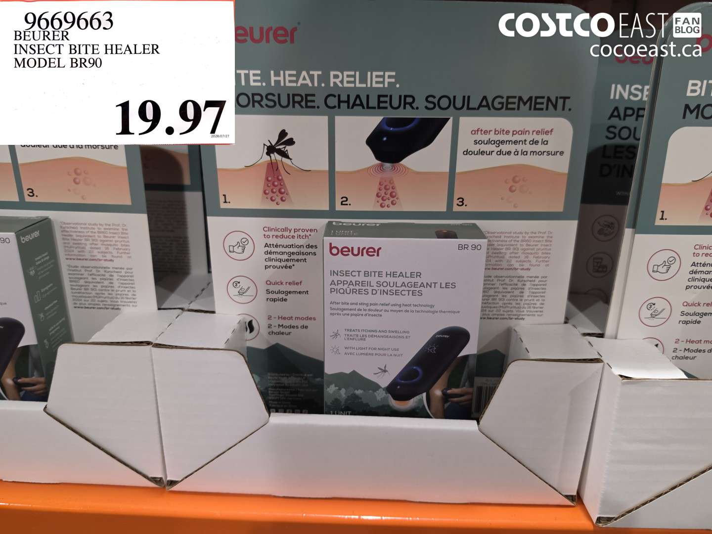 9669663 BEURER INSECT BITE HEALER MODEL BR90 $19.97