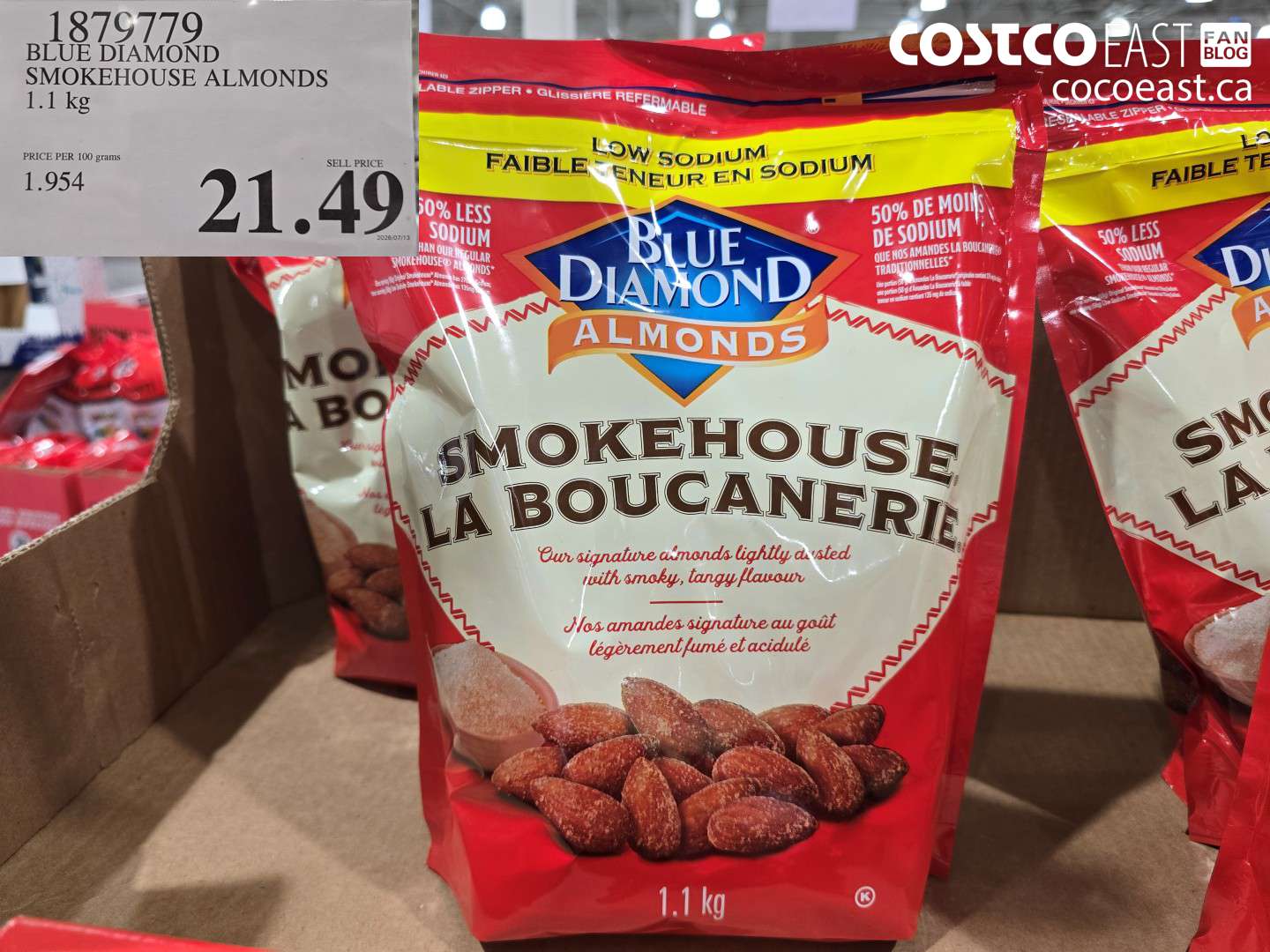 1879779 BLUE DIAMOND SMOKEHOUSE ALMONDS 1.1 KG $21.49