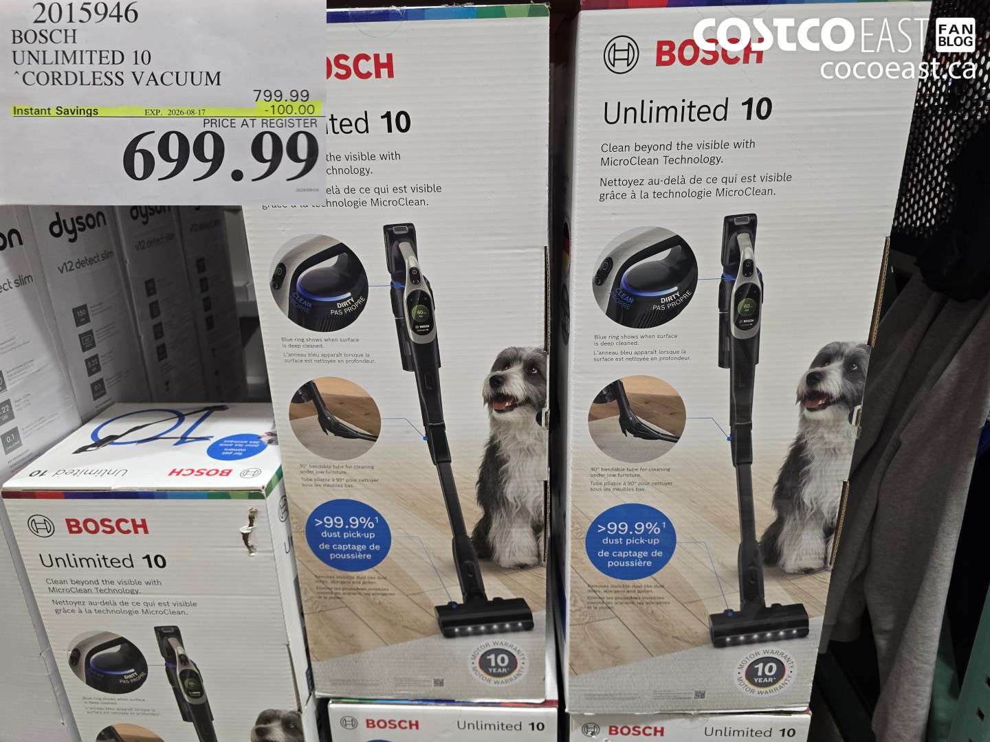 2015946 BOSCH UNLIMITED 10 CORDLESS VACUUM ($100.00 INSTANT SAVINGS EXPIRES ON 2026-08-17) $699.99