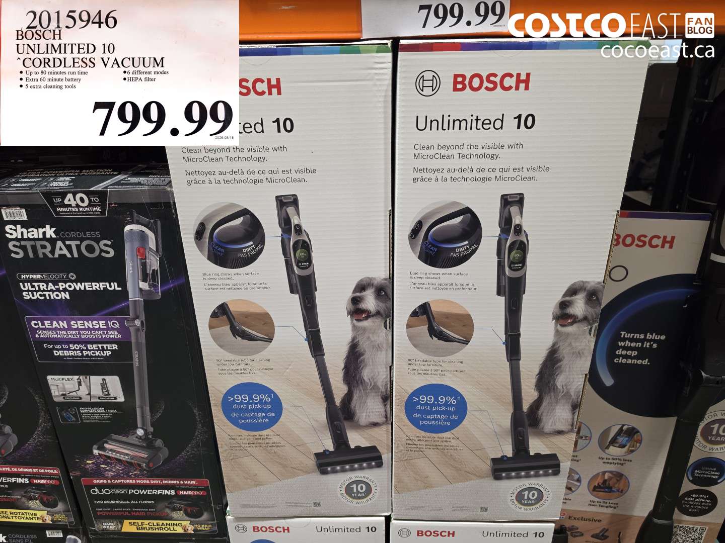 2015946 BOSCH UNLIMITED 10 CORDLESS VACUUM $799.99