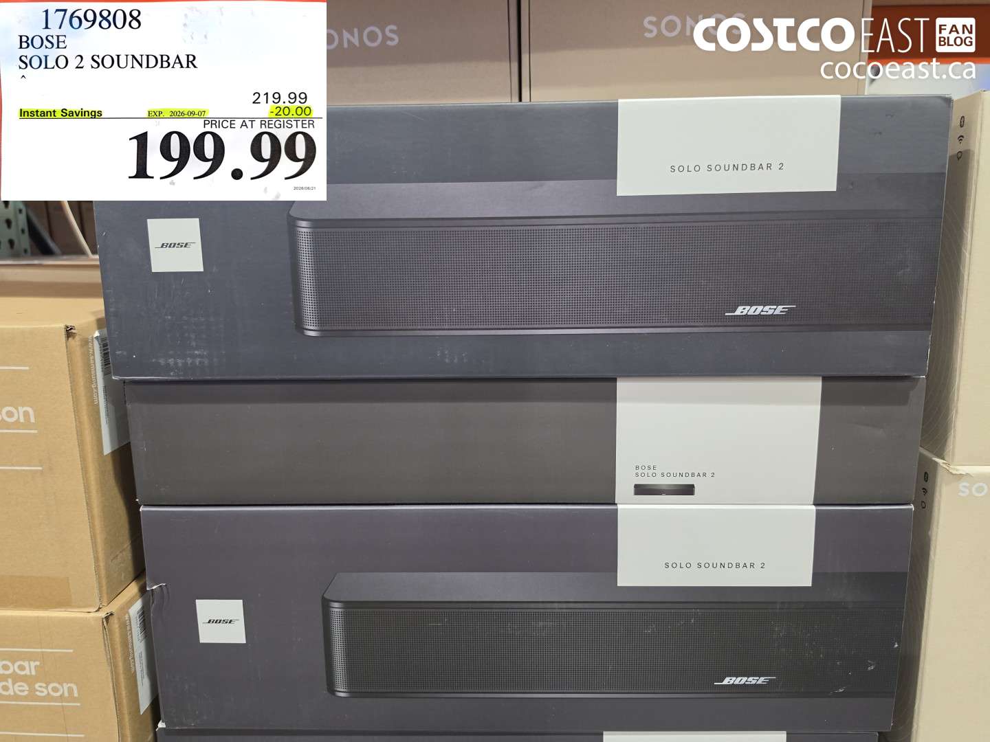 1769808 BOSE SOLO 2 SOUNDBAR ($20.00 INSTANT SAVINGS EXPIRES ON 2026-09-07) $199.99