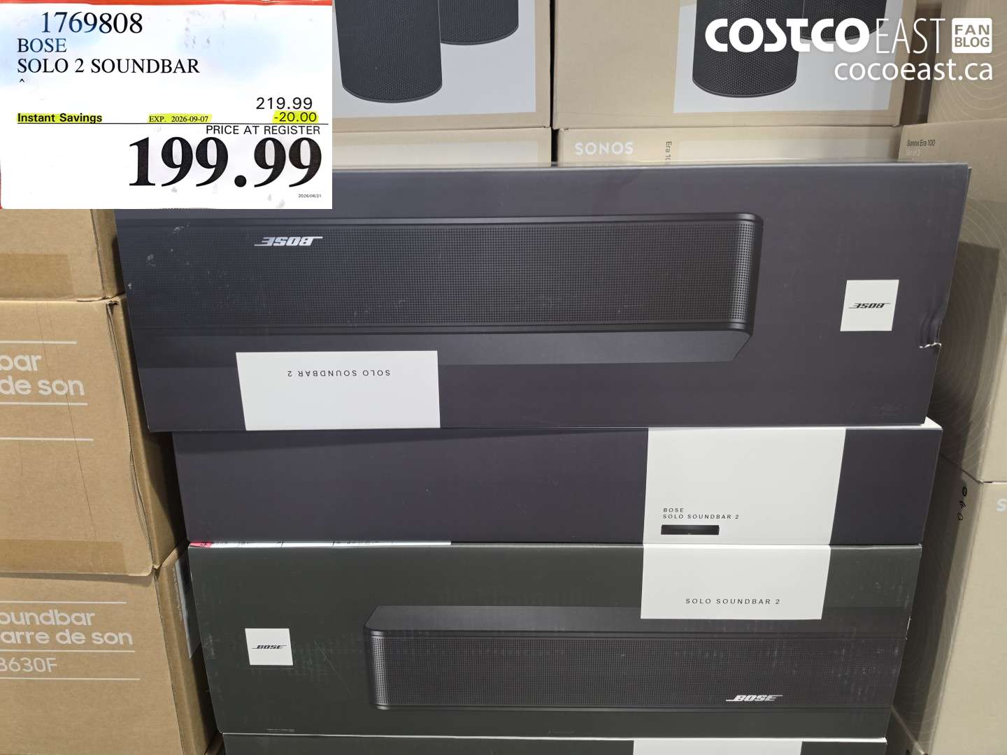 1769808 BOSE SOLO 2 SOUNDBAR ($20.00 INSTANT SAVINGS EXPIRES ON 2026-09-07) $199.99
