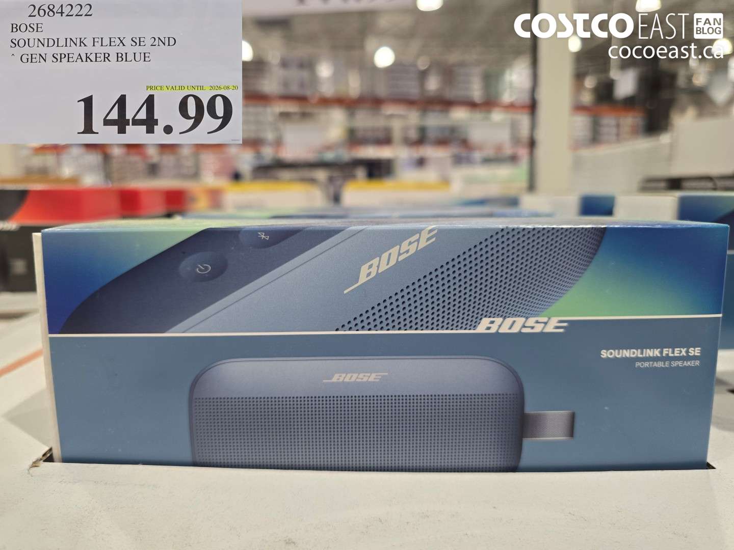 2684222 BOSE SOUNDLINK FLEX SE 2ND GEN SPEAKER BLUE $144.99
