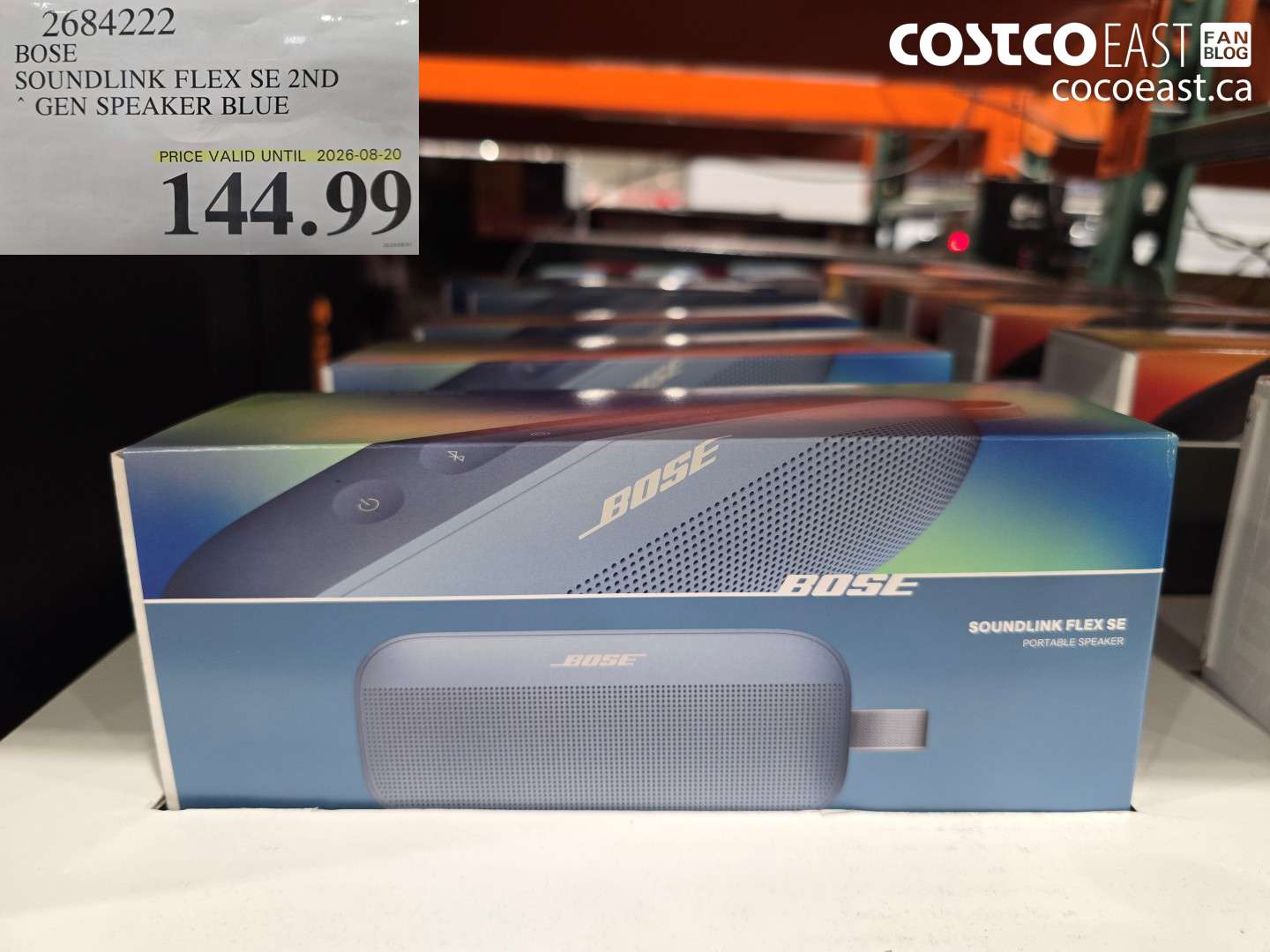 2684222 BOSE SOUNDLINK FLEX SE 2ND GEN SPEAKER BLUE $144.99