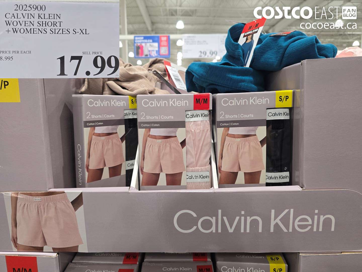 2025900 CALVIN KLEIN WOVEN SHORT + WOMENS SIZES S-XL $17.99