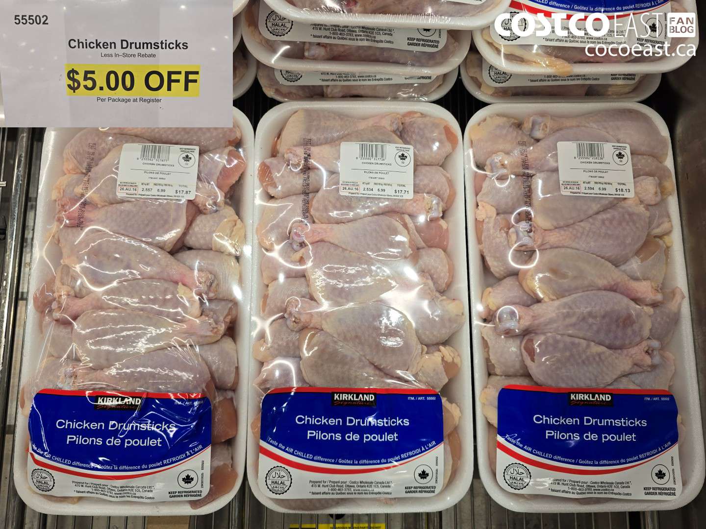 55502 CHICKEN DRUMSTICKS ($5.00 INSTANT SAVINGS)