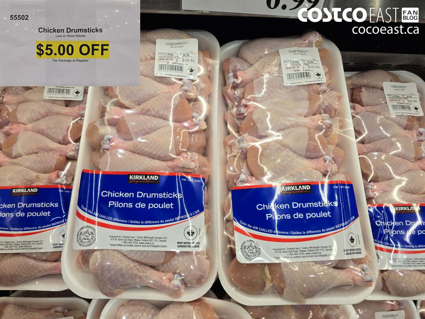 55502 CHICKEN DRUMSTICKS ($5.00 INSTANT SAVINGS)