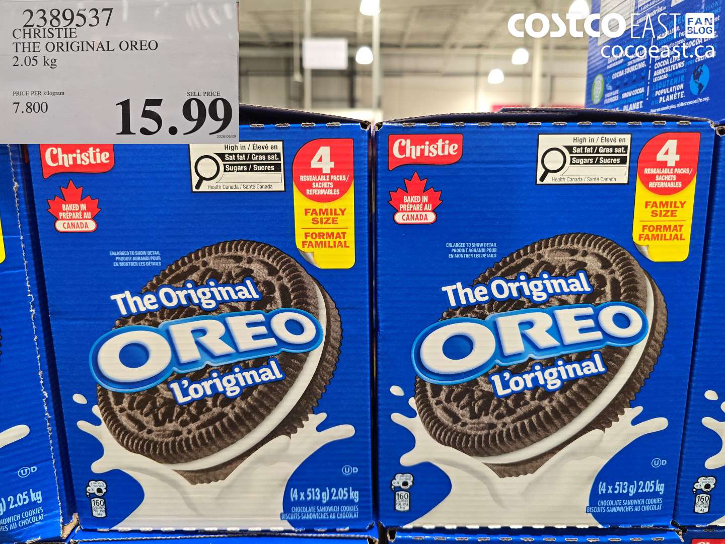 2389537 CHRISTIE THE ORIGINAL OREO 2.05 KG $15.99