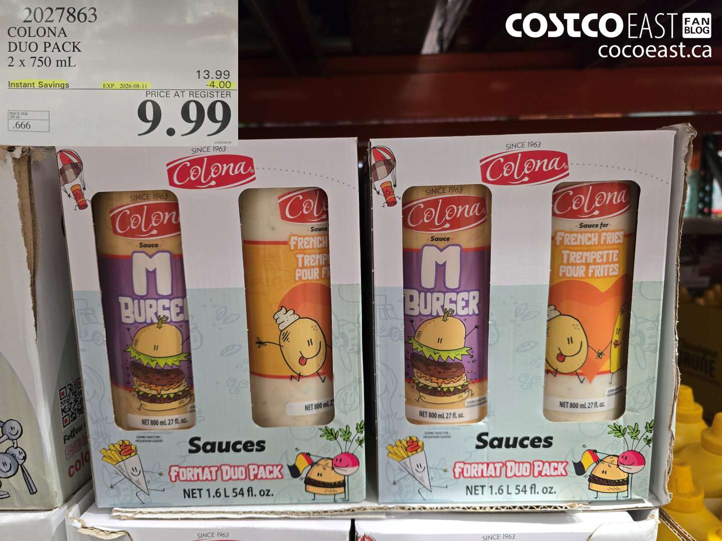 2027863 COLONA DUO PACK 2 X 750 ML ($4.00 INSTANT SAVINGS EXPIRES ON 2026-08-11) $9.99