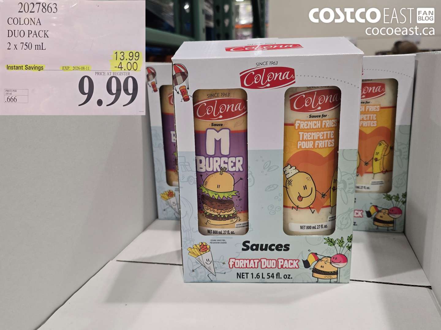 2027863 COLONA DUO PACK 2 X 750 ML ($4.00 INSTANT SAVINGS EXPIRES ON 2026-08-11) $9.99