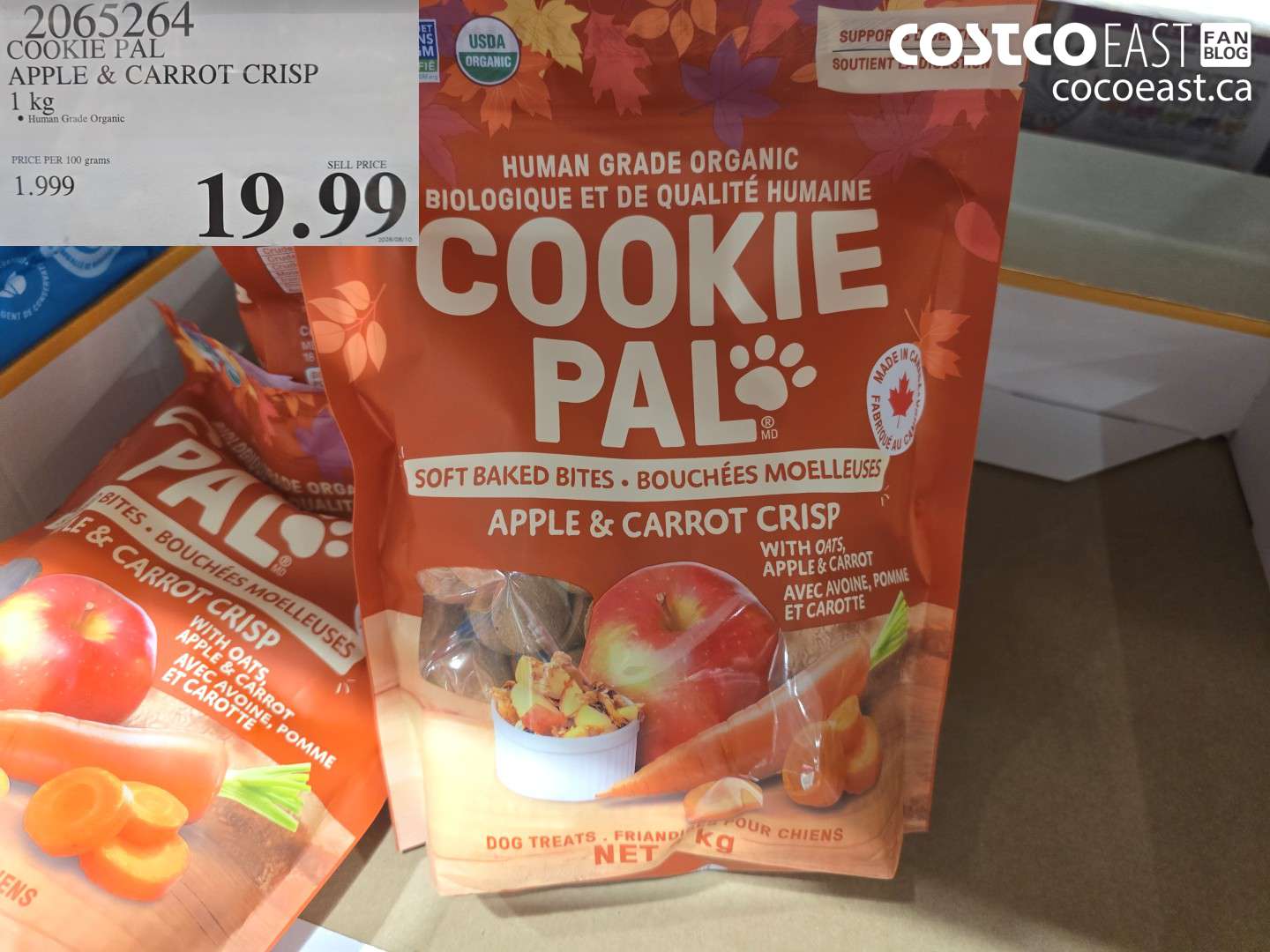 2065264 COOKIE PAL APPLE & CARROT CRISP 1 KG $19.99