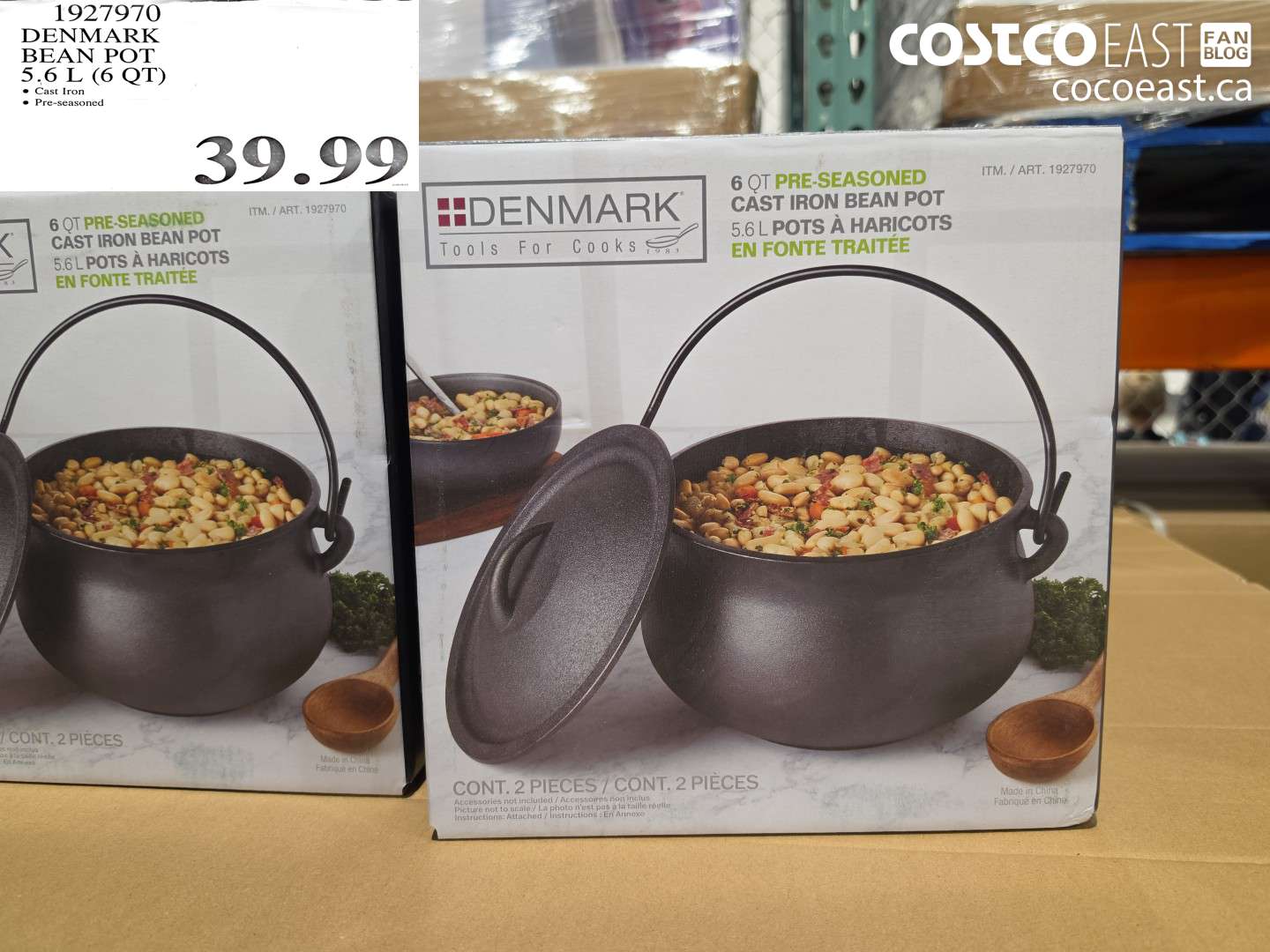 1927970 DENMARK BEAN POT 5.6 L (6 QT) $39.99