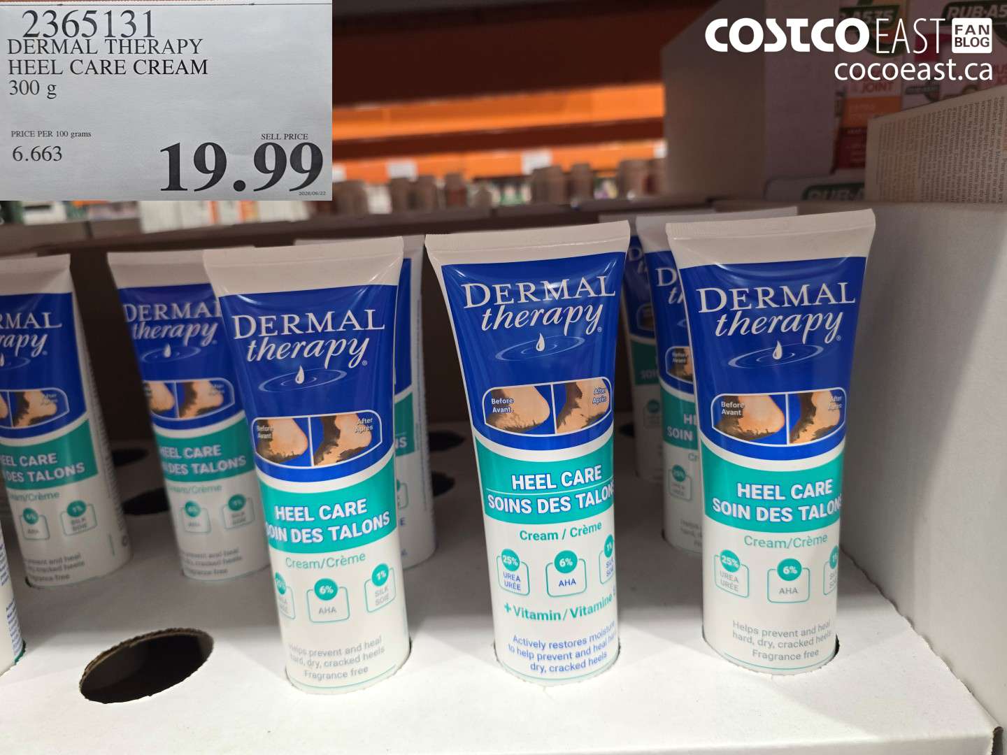 2365131 DERMAL THERAPY HEEL CARE CREAM 300 G $19.99