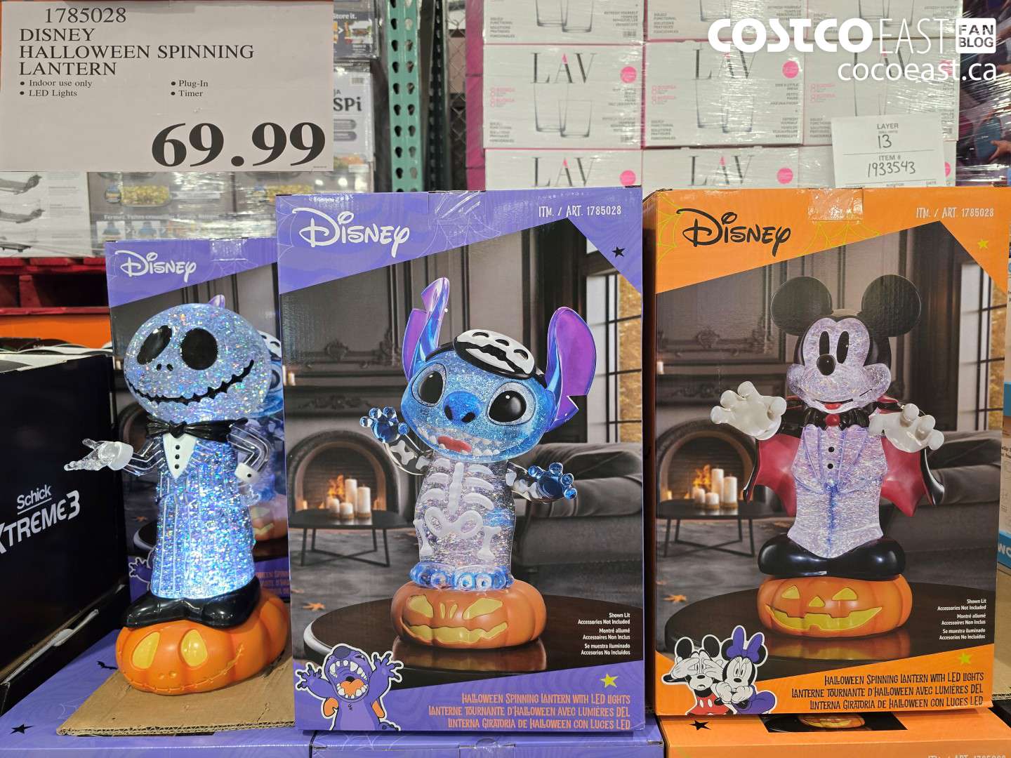1785028 DISNEY HALLOWEEN SPINNING LANTERN $69.99