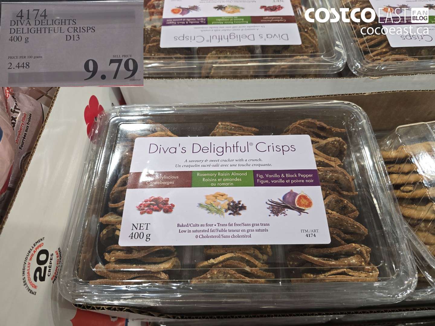 4174 DIVA DELIGHTS DELIGHTFUL CRISPS 400 G $9.79
