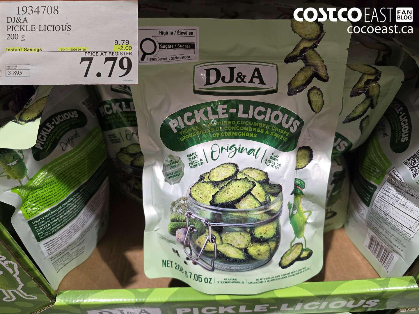 1934708 DJ&A PICKLE-LICIOUS 200 G ($2.00 INSTANT SAVINGS EXPIRES ON 2026-08-16) $7.79