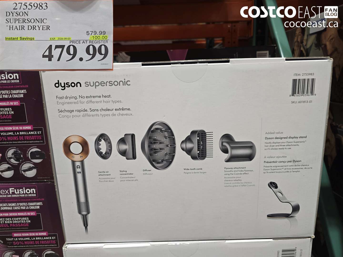 2755983 DYSON SUPERSONIC HAIR DRYER ($100.00 INSTANT SAVINGS EXPIRES ON 2026-09-03) $479.99