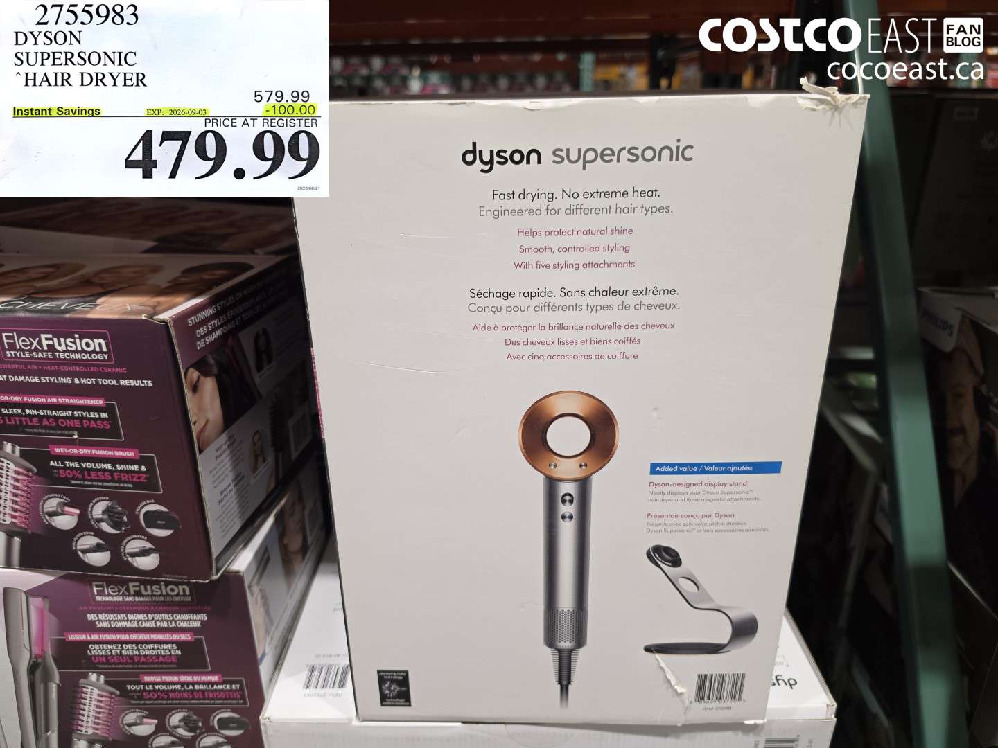 2755983 DYSON SUPERSONIC HAIR DRYER ($100.00 INSTANT SAVINGS EXPIRES ON 2026-09-03) $479.99