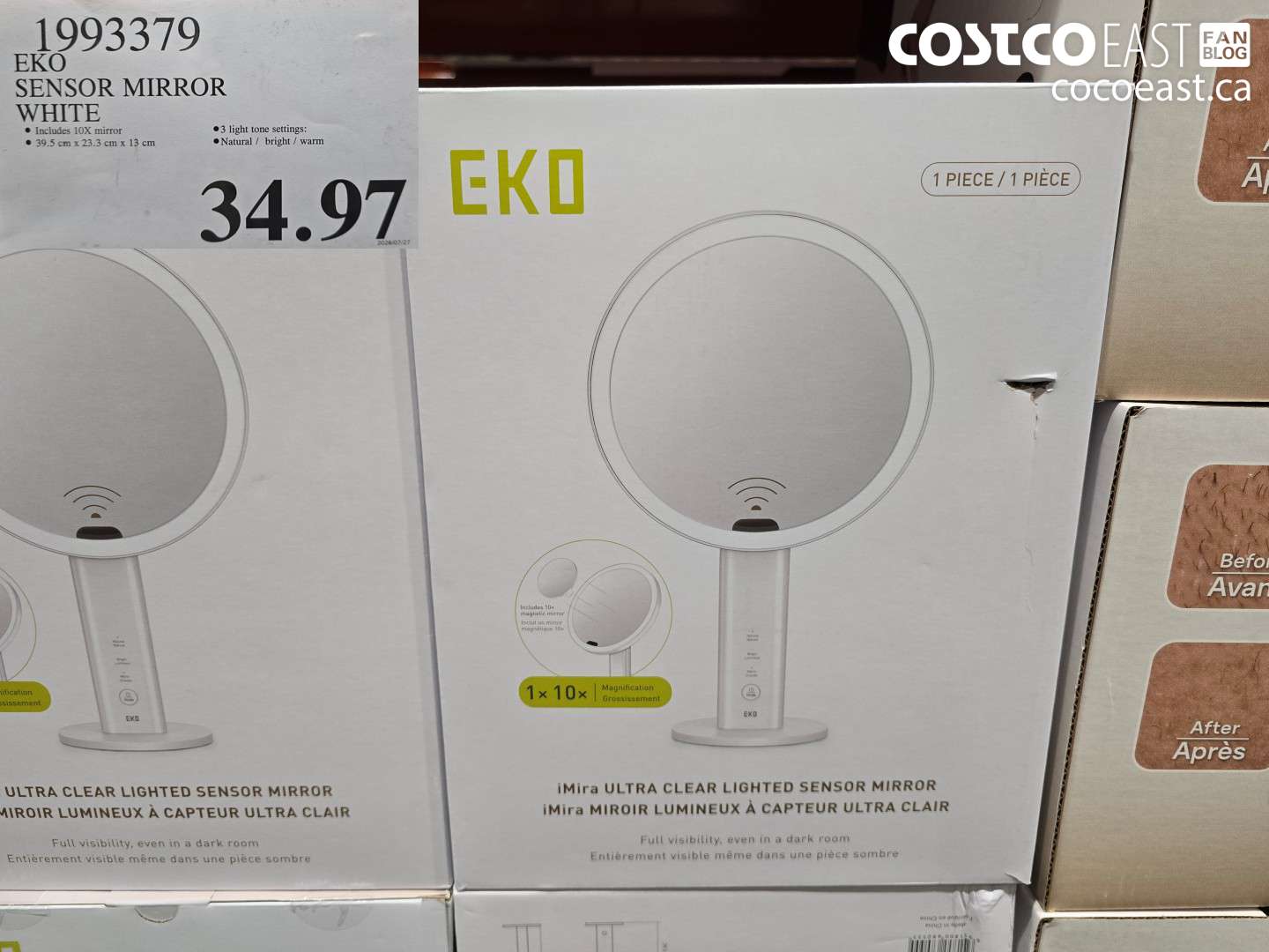 1993379 EKO SENSOR MIRROR WHITE $34.97