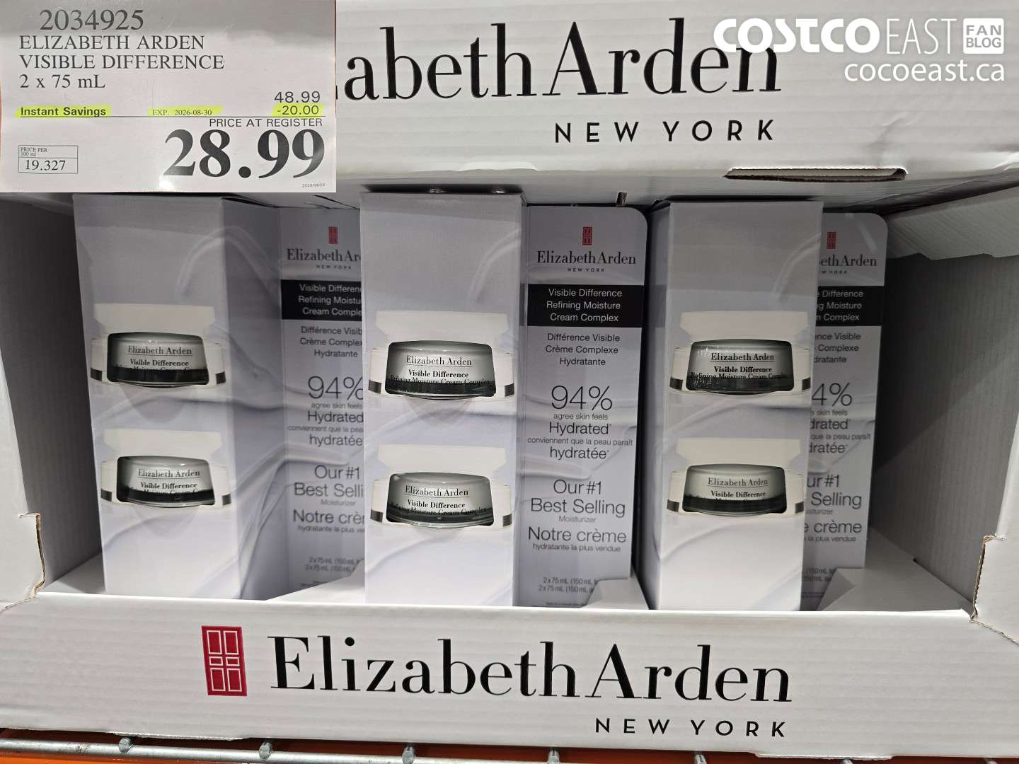 2034925 ELIZABETH ARDEN VISIBLE DIFFERENCE 2 X 75 ML ($20.00 INSTANT SAVINGS EXPIRES ON 2026-08-30) $28.99