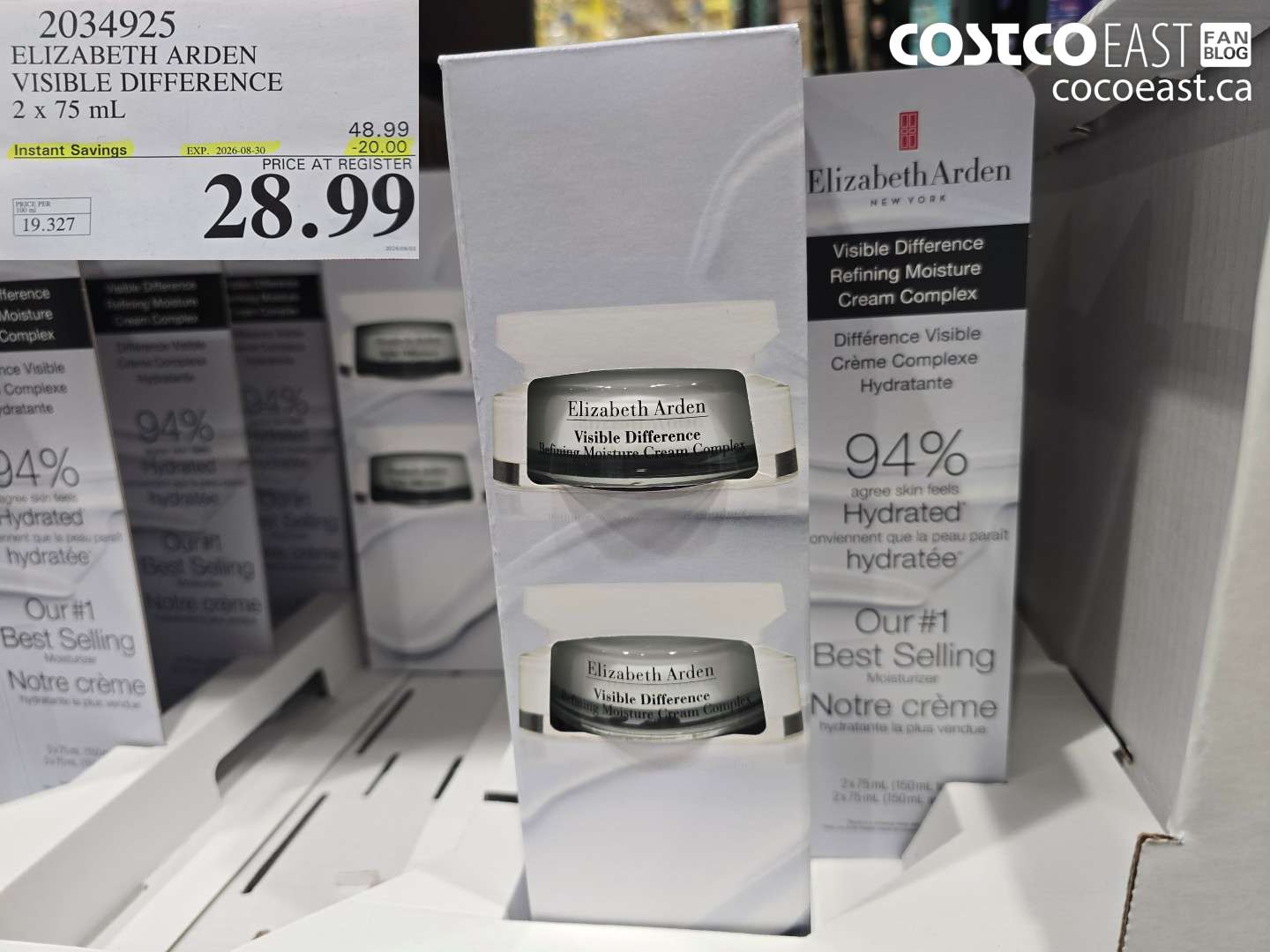 2034925 ELIZABETH ARDEN VISIBLE DIFFERENCE 2 X 75 ML ($20.00 INSTANT SAVINGS EXPIRES ON 2026-08-30) $28.99