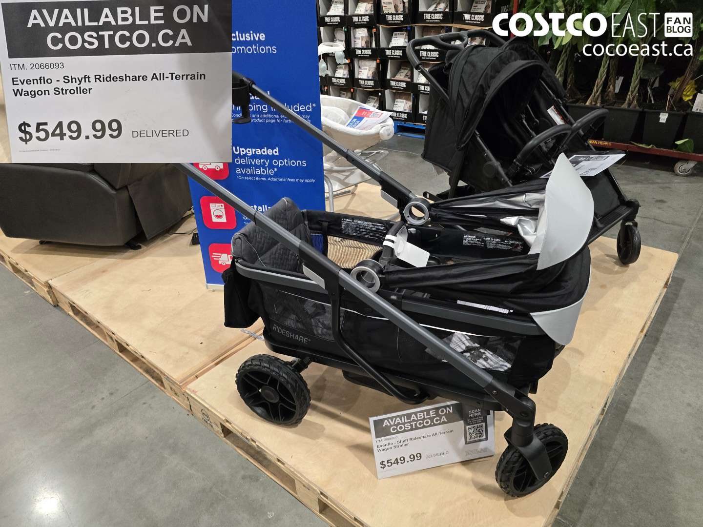 2066093 EVENFLO - SHYFT RIDESHARE ALL-TERRAIN WAGON STROLLER $549.99