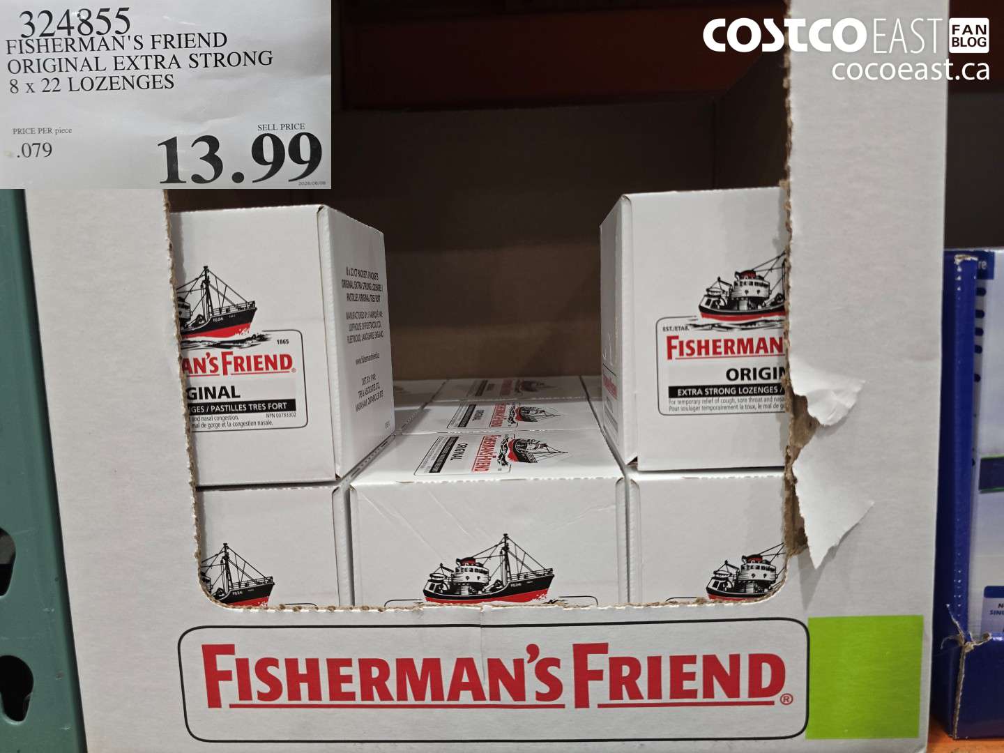 324855 FISHERMAN'S FRIEND ORIGINAL EXTRA STRONG 8 X 22 LOZENGES $13.99