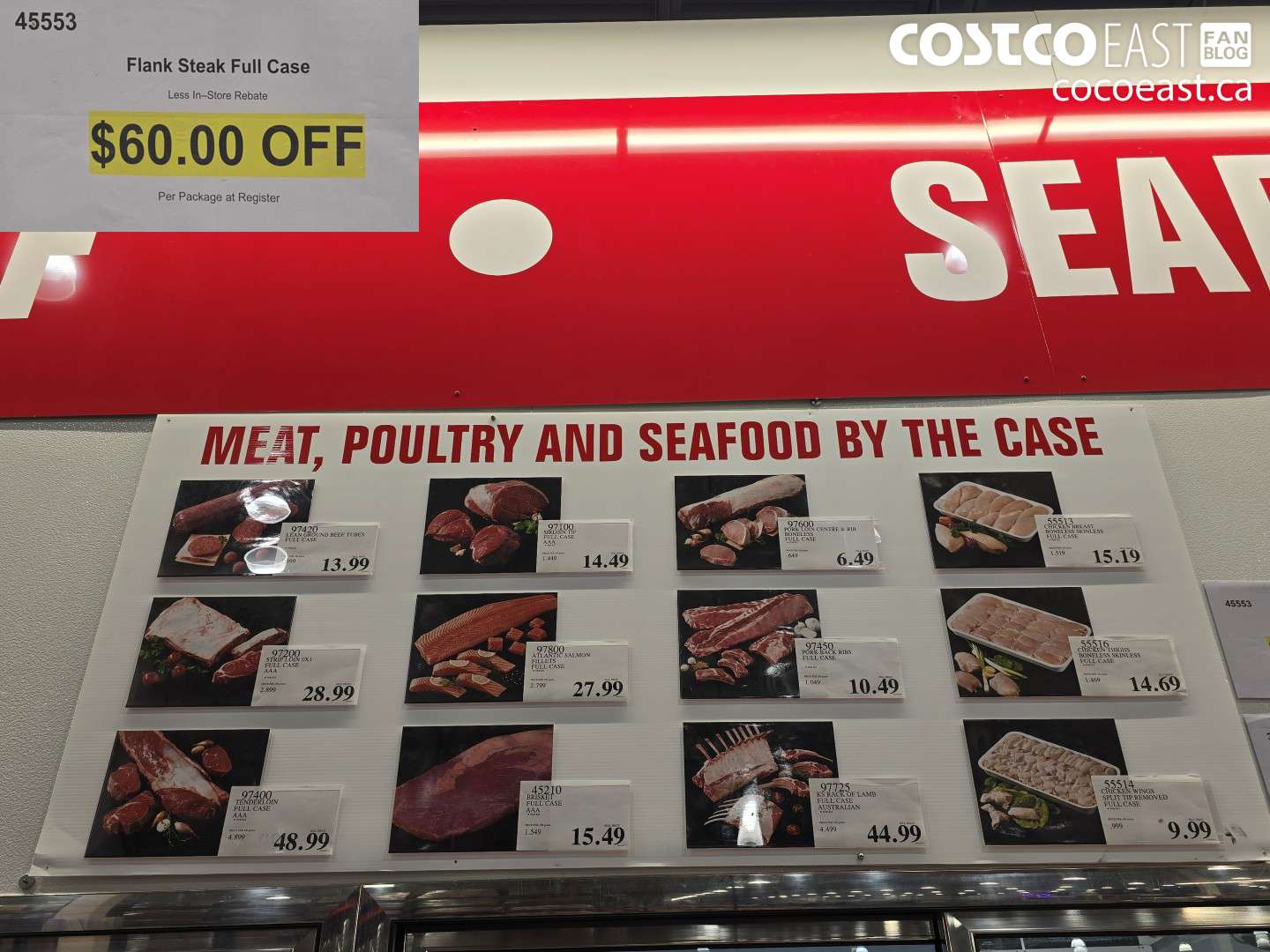 45553 FLANK STEAK FULL CASE ($60.00 INSTANT SAVINGS)