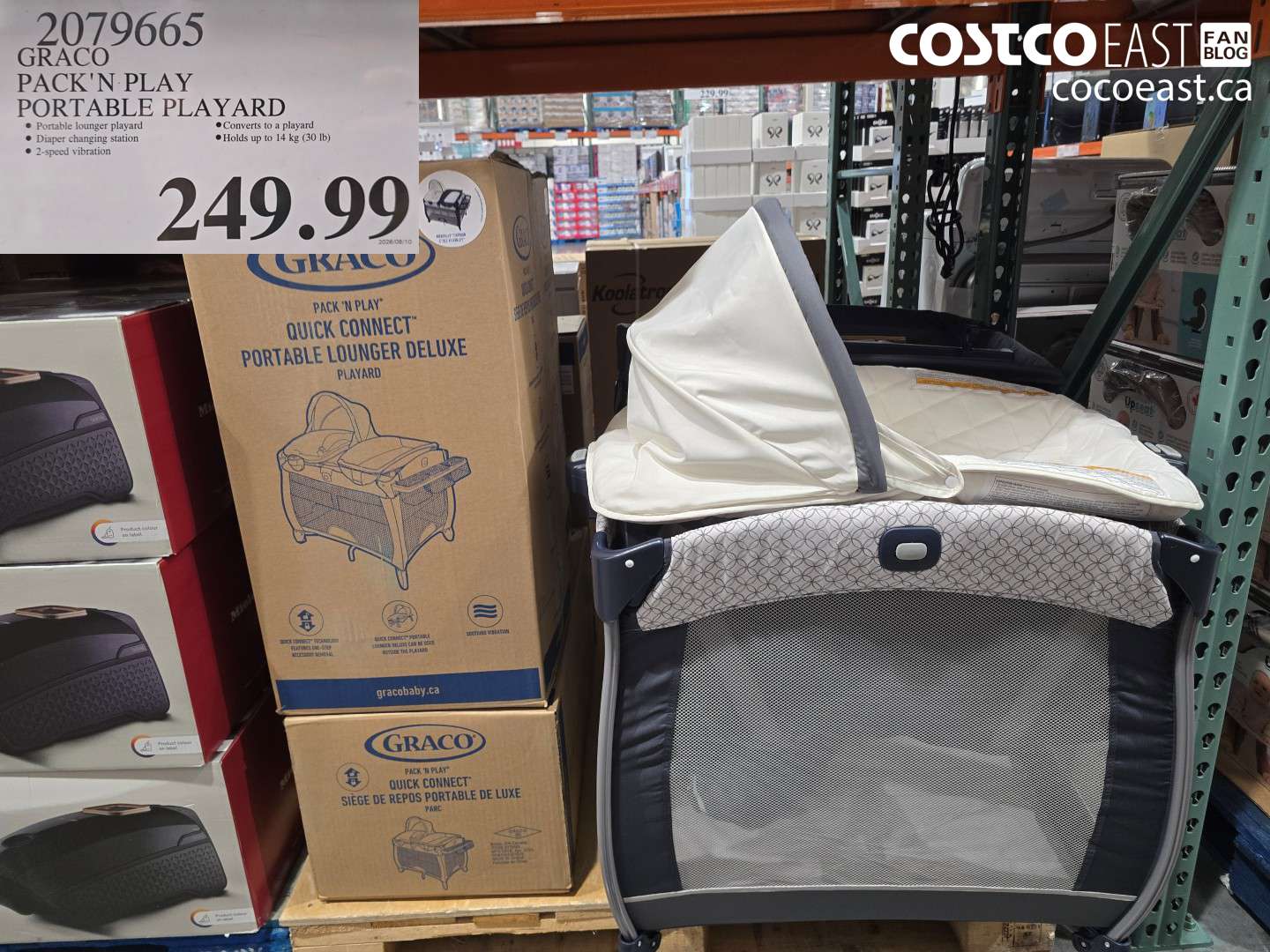 2079665 GRACO PACK 'N PLAY PORTABLE PLAYARD $249.99
