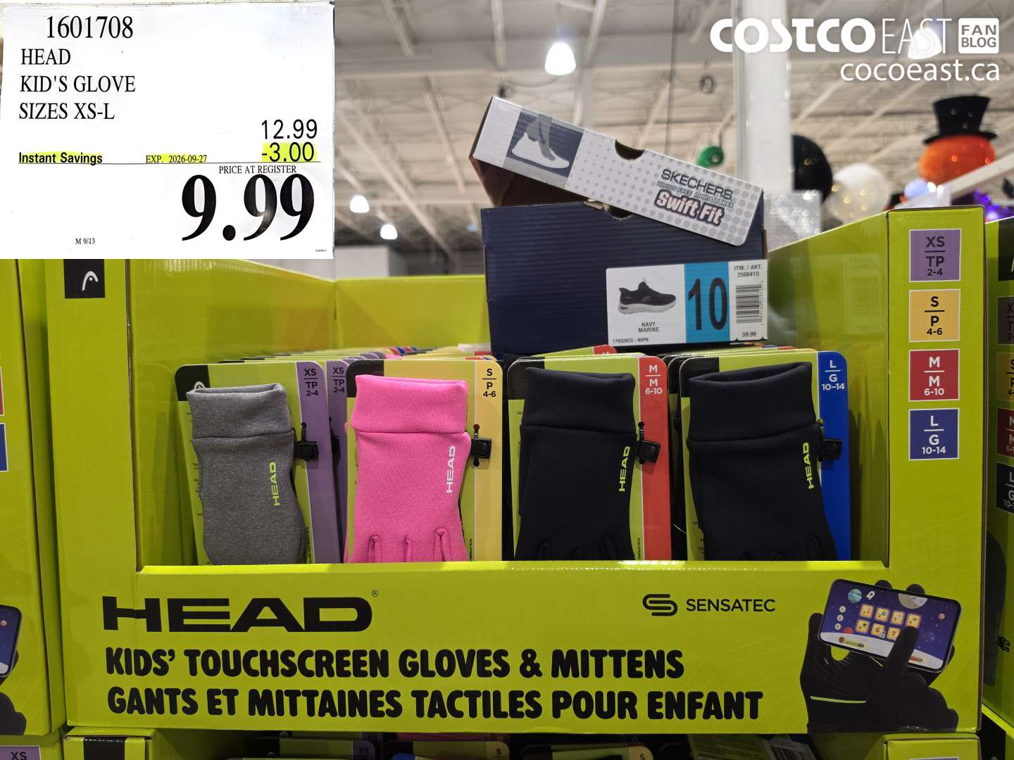 1601708 HEAD KID'S GLOVE SIZES XS-L ($3.00 INSTANT SAVINGS EXPIRES ON 2026-09-27) $9.99
