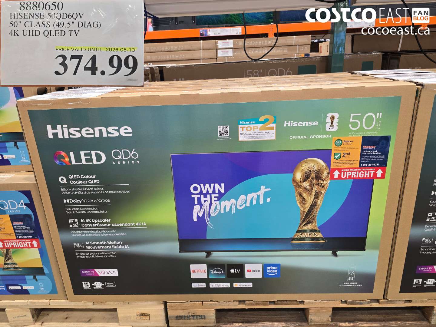8880650 HISENSE 50QD6QV 50