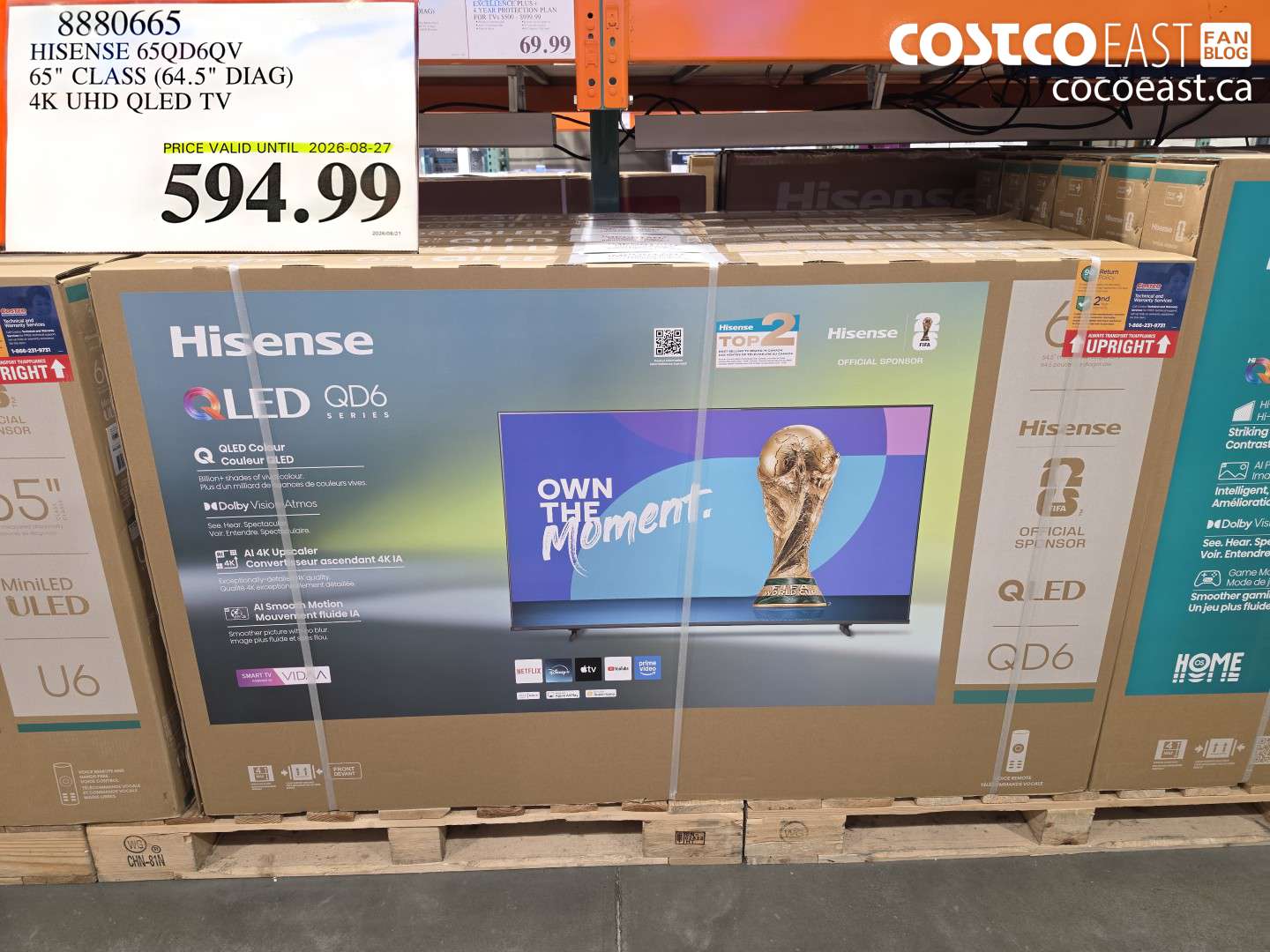 8880665 HISENSE 65QD6QV 65