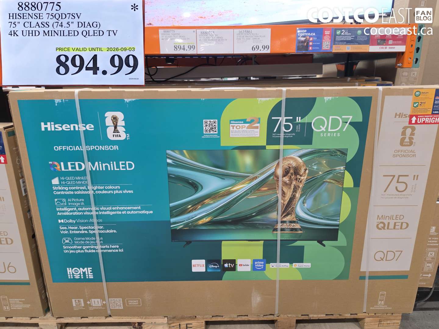 8880775 HISENSE 75QD7SV 75