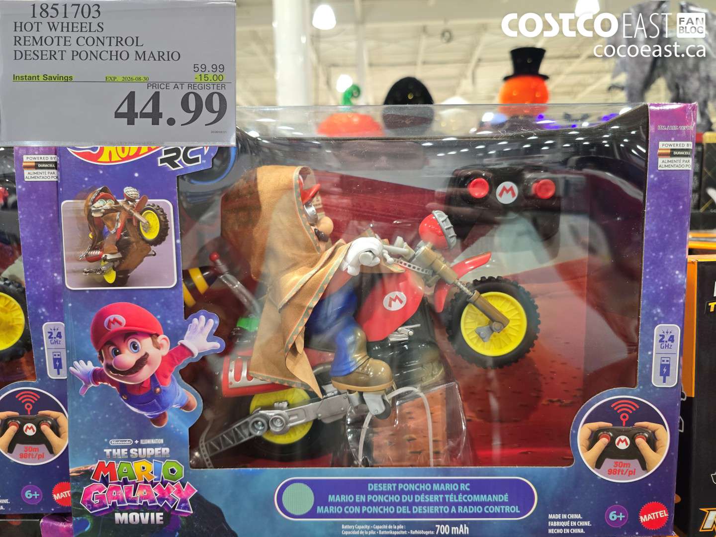 1851703 HOT WHEELS REMOTE CONTROL DESERT PONCHO MARIO ($15.00 INSTANT SAVINGS EXPIRES ON 2026-08-30) $44.99