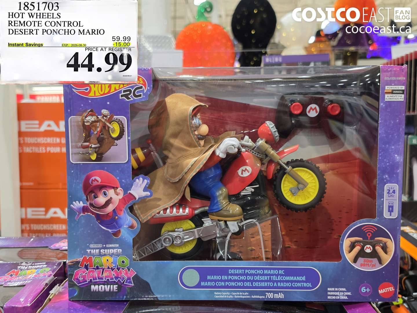 1851703 HOT WHEELS REMOTE CONTROL DESERT PONCHO MARIO ($15.00 INSTANT SAVINGS EXPIRES ON 2026-08-30) $44.99